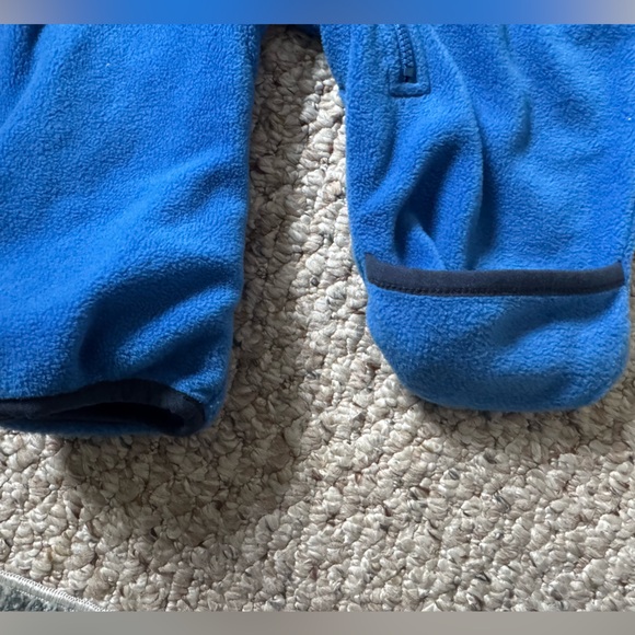Columbia Baby 6 month Jester hood Blue footie EUC - Picture 8 of 10